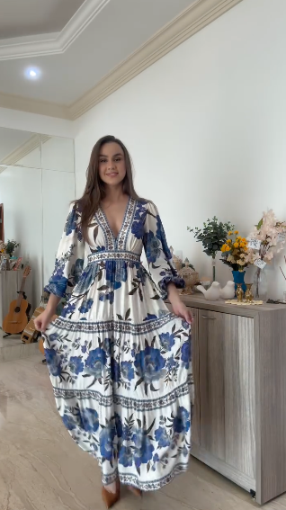 1087 | Vestido Longo Farm